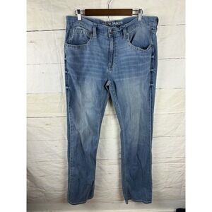 Cody James Western Blue Jeans Cotton Denim Straight Leg Men Size 36 x 34